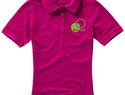 Damskie polo Calgary z krótkim rękawem, magenta