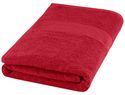 Amelia bawełniany ręcznik kąpielowy o gramaturze 450 g/m² i wymiarach 70 x 140 cm, czerwony