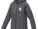 Notus damska ocieplana kurtka softshell, szary sztormowy