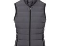 Caltha women's insulated down bodywarmer, szary sztormowy