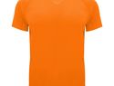 Bahrain sportowa koszulka dziecięca z krótkim rękawem, fluor orange