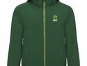 Siberia kurtka unisex typu softshell, butelkowa zieleń