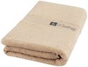 Amelia bawełniany ręcznik kąpielowy o gramaturze 450 g/m² i wymiarach 70 x 140 cm, beżowy