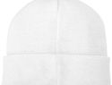 Czapka typu beanie Boreas z naszywką, biały