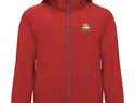 Siberia kurtka unisex typu softshell, czerwony