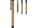 Długopis bambusowy Borneo, piasek pustyni / zielony