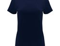 Capri koszulka damska z krótkim rękawem, navy blue