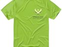 Męski T-shirt Niagara z krótkim rękawem z dzianiny Cool Fit odprowadzającej wilgoć, zielone jabłuszko
