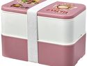 MIYO Renew dwuczęściowy lunchbox, różowy / kość słoniowa / biały