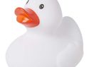 Quack gadżet antystresowy w kształcie kaczki, biały