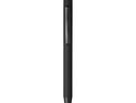 Długopis Dax z gumowym rysikiem, czarny / pomarańczowy
