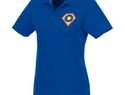 Helios - koszulka damska polo z krótkim rękawem, niebieski