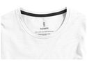 Męski T-shirt organiczny Ponoka z długim rękawem, biały