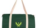 Bawełniana torba sportowa Barrel, leśny zielony