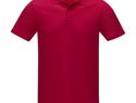 Męska organiczna koszulka polo Graphite, czerwony