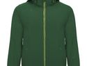 Siberia kurtka unisex typu softshell, butelkowa zieleń