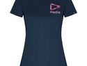 Imola sportowa koszulka damska z krótkim rękawem, granatowy