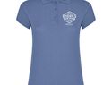 Star koszulka damska polo z krótkim rękawem, riviera blue