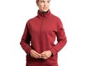 Ulan bluza unisex z zamkiem błyskawicznym na całej długości, biały