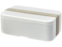 MIYO Renew jednoczęściowy lunchbox, kość słoniowa / szary kamienny