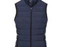 Caltha women's insulated down bodywarmer, granatowy