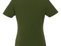 T-shirt damski z krótkim rękawem Heros, zieleń wojskowa