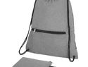 Składany plecak Hoss ściągany sznurkiem, heather medium grey