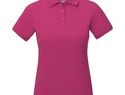 Damskie polo Calgary z krótkim rękawem, magenta