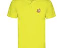 Monzha sportowa koszulka dziecięca polo z krótkim rękawem, fluor yellow