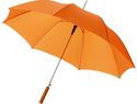 Parasol automatyczny Lisa 23'' z drewnianą rączką, pomarańczowy