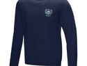 Jasper men’s organic recycled crewneck sweater, granatowy