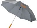 Parasol automatyczny Lisa 23'' z drewnianą rączką, szary