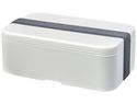 MIYO Renew jednoczęściowy lunchbox, kość słoniowa / szary