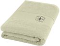 Charlotte bawełniany ręcznik kąpielowy o gramaturze 450 g/m² i wymiarach 50 x 100 cm, jasnoszary