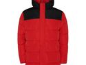 Tallin ocieplana kurtka unisex, czerwony / czarny