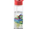 Butelka z koszyczkiem Tutti frutti, przezroczysty / czerwony