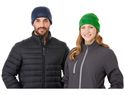 Czapka typu beanie Boreas z naszywką, niebieski