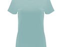 Capri koszulka damska z krótkim rękawem, washed blue