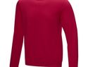 Jasper men’s organic recycled crewneck sweater, czerwony