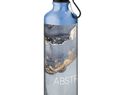 Aluminiowa butelka na wodę Oregon z karabińczykiem o pojemności 770 ml, jasnoniebieski
