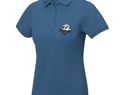 Damskie polo Calgary z krótkim rękawem, tech blue