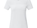Borax luźna koszulak damska z certyfikatem recyklingu GRS, biały