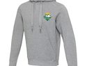Laguna bluza unisex z kapturem, szary melanż