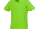 Helios - koszulka męska polo z krótkim rękawem, zielone jabłuszko