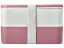 MIYO Renew dwuczęściowy lunchbox, różowy / kość słoniowa / biały