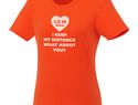 T-shirt damski z krótkim rękawem Heros, pomarańczowy