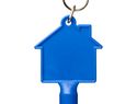 Klucz do skrzynki licznika w kształcie domku Maximilian z brelokiem, niebieski