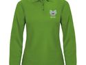 Estrella koszulka damska polo z długim rękawem, grass green