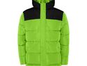 Tallin ocieplana kurtka unisex, limonka / czarny