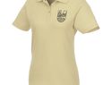Helios - koszulka damska polo z krótkim rękawem, jasnoszary